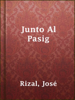 cover image of Junto Al Pasig